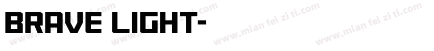 Brave Light字体转换